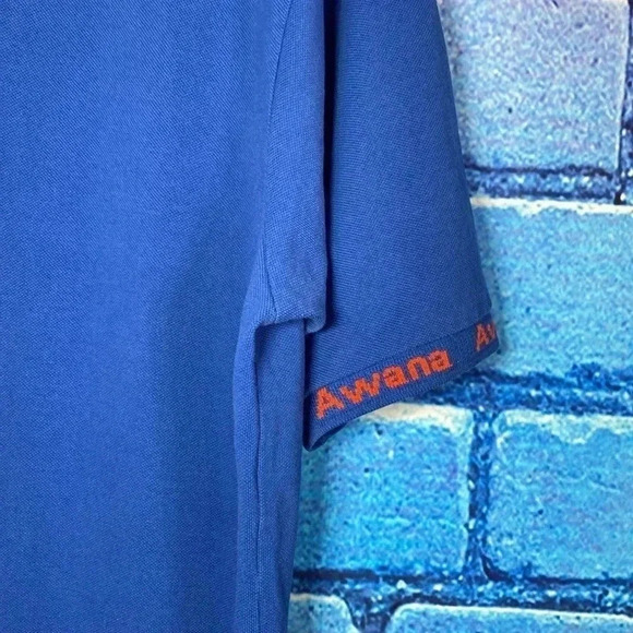 Vintage Awana Official Uniform Men’s Classic Polo Blue XL Teddy Bear Embroidery - Picture 8 of 8